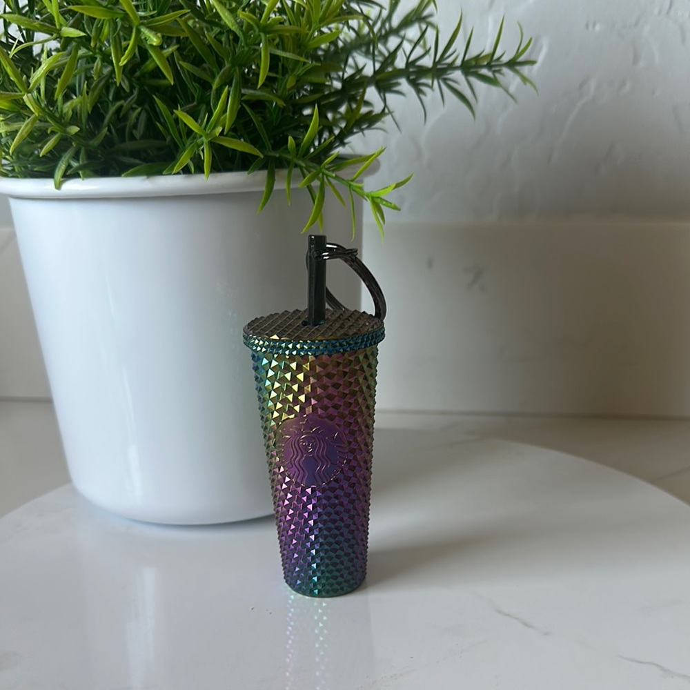 Starbucks Studded Tumbler Keychain